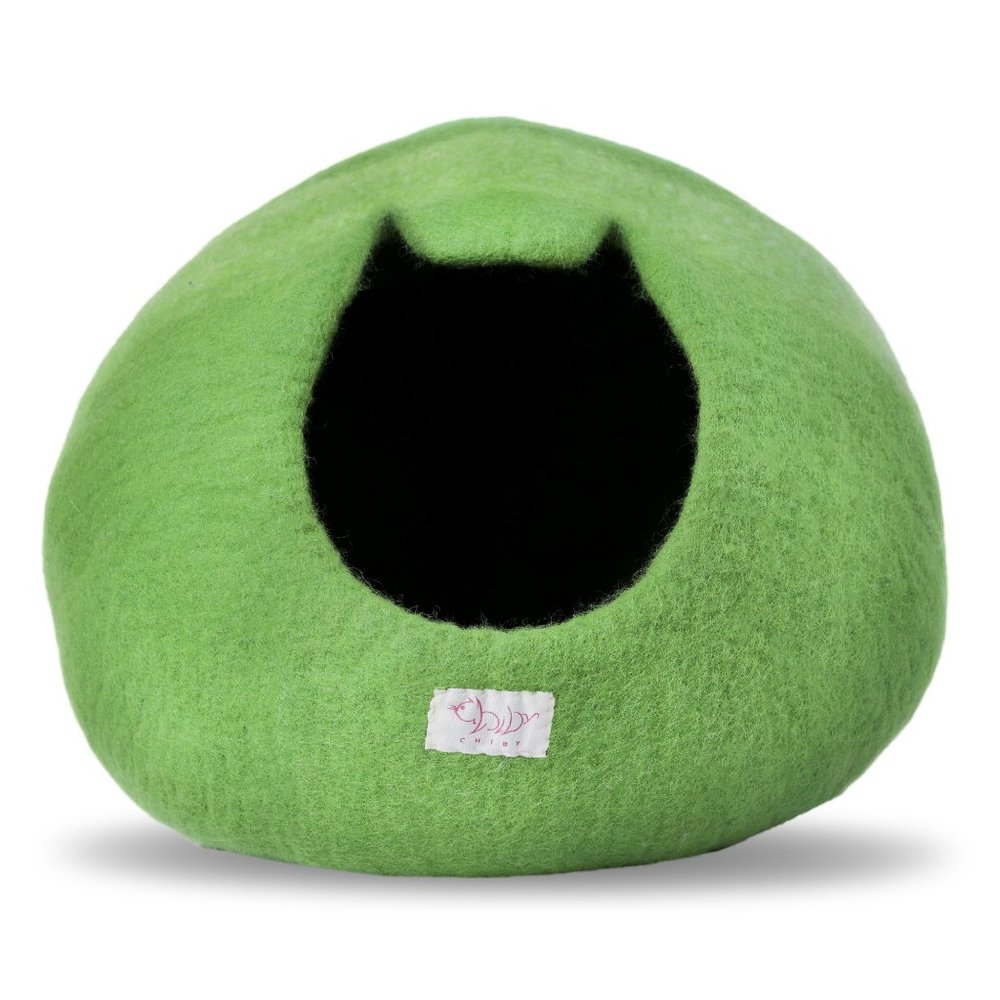 Premium Cat Bed Cave (Large/Medium) - Eco Friendly 100% Merino Wool Beds for Cat
